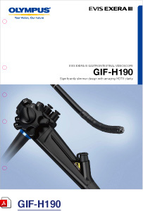 Front cover of brochure for GIF-H190 gastroscope