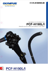 Front cover of brochure for PCF-H190LI colonoscope