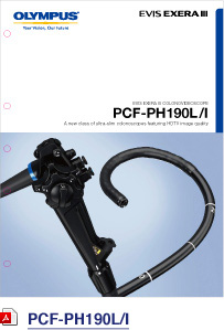 Front cover of brochure for PCF-PH190LI colonoscope