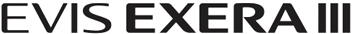 EVIS EXERA trademark three logo