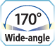 170-degree wide angle icon