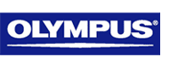 Reverse blue Olympus logo