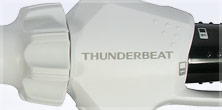 Close up of Thunderbeat trademark energy system device